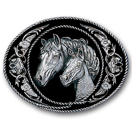Belt Buckle - Horse and Colt